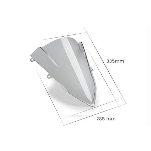 Windscreen PUIG RACING 3568N črna