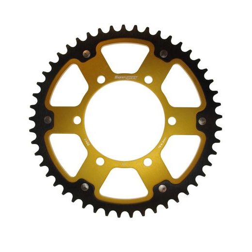 Zadnji verižnik (zobnik) SUPERSPROX STEALTH RST-2012:49-GLD zlata 49T, 525