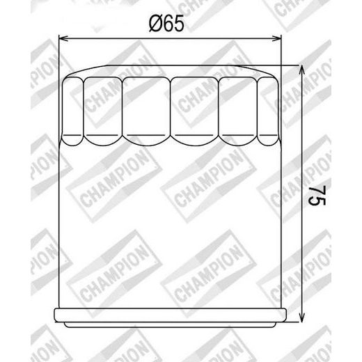 Oljni filter CHAMPION COF056 100609665