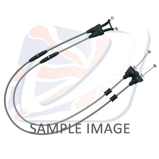 Throttle cables (pair) Venhill Y01-4-078-GY featherlight siva