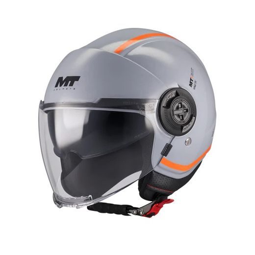 Open face helmet MT Helmets VIALE SV S TASTY C4 GLOSS M