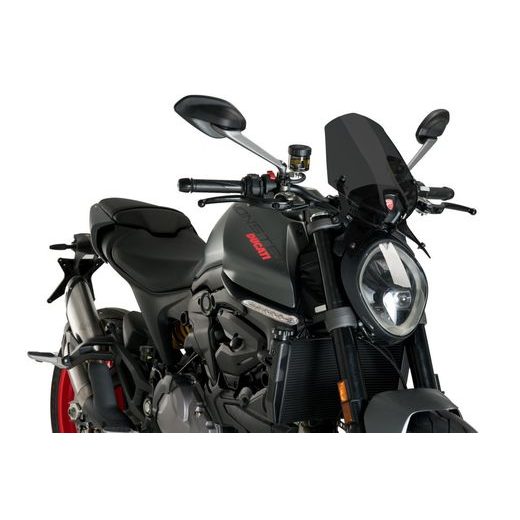 Windshield PUIG NEW GEN. SPORT 20712F dark smoke