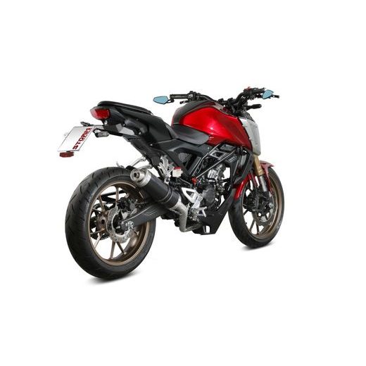 Celoten izpušni sistem 1x1 STORM GP H.077.LXSB Črn