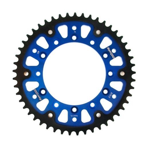 Rear sprocket SUPERSPROX STEALTH RST-245/2:49-BLU moder 49T, 520
