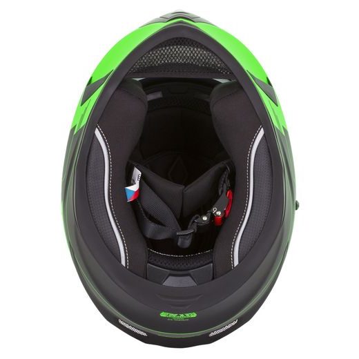 Integralna čelada CASSIDA INTEGRAL 3.0 ROXOR black matt/ green/ grey M