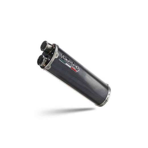 Slip-on exhaust GPR DUAL POPPY E5.H.264.1.DUAL.PO Carbon look