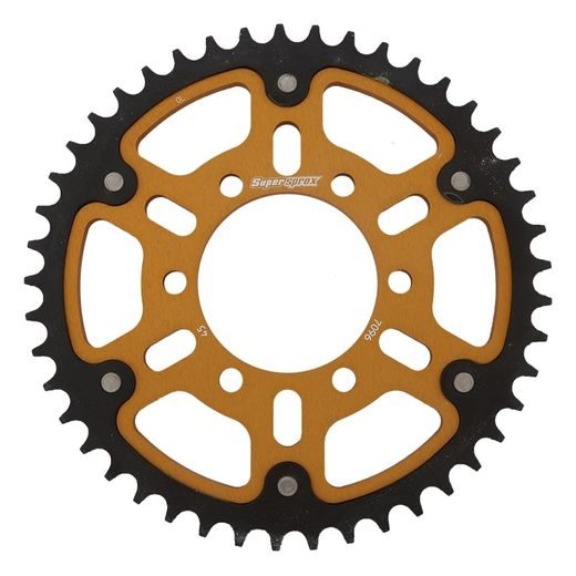Zadnji verižnik (zobnik) SUPERSPROX STEALTH RST-7096:45-GLD zlata 45T, 530