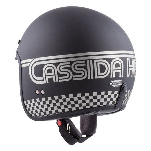Jet čelada CASSIDA OXYGEN RONDO black matt / silver L