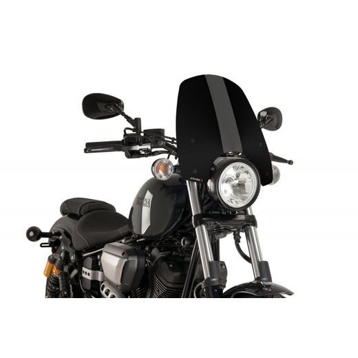 Windshield PUIG NEW. GEN TOURING 9438N črna