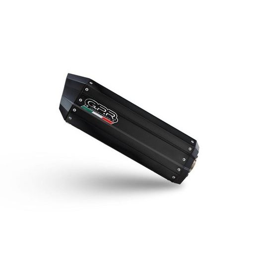 Slip-on exhaust GPR HYPER SONIC BLACK TITANIUM E5.H.275.1.HYSOBLK Matte Black
