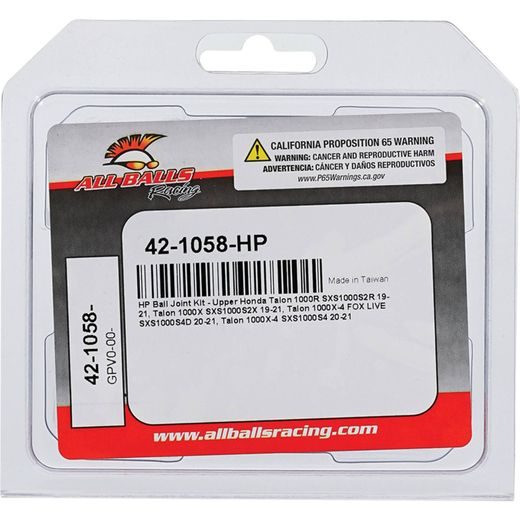 Ball Joint Kit All Balls Racing 42-1058-HP HP upper