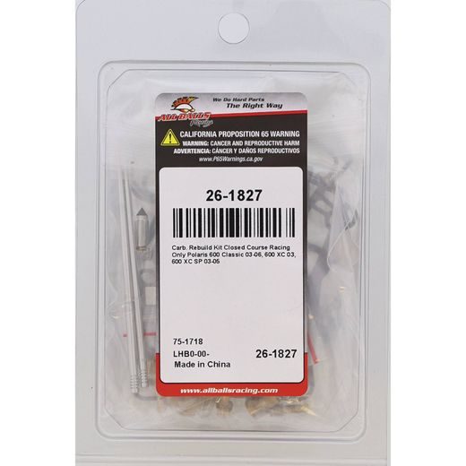 Carburetor Rebuild Kit All Balls Racing 26-1827