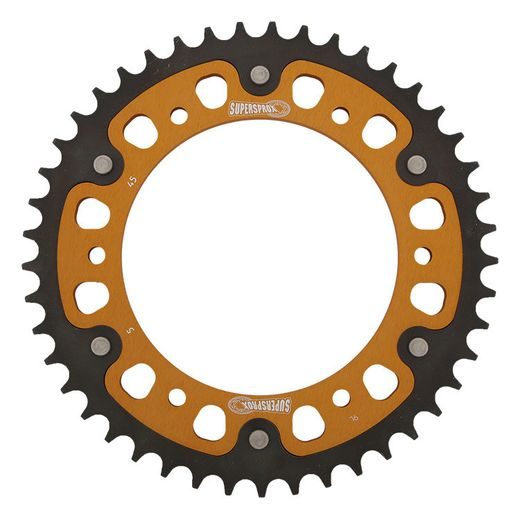 Zadnji verižnik (zobnik) SUPERSPROX STEALTH RST-5:45-GLD zlata 45T, 520