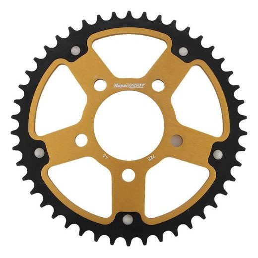 Zadnji verižnik (zobnik) SUPERSPROX STEALTH RST-728:46-GLD zlata 46T, 520