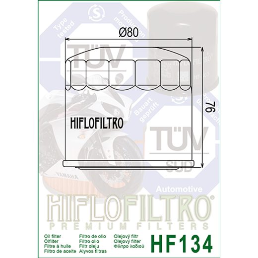 Oljni filter HIFLOFILTRO HF134