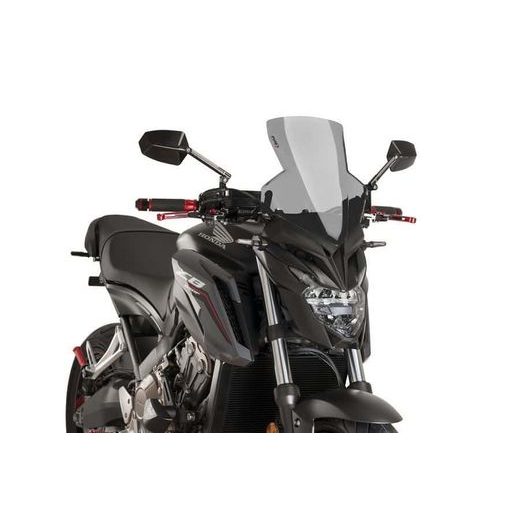 Windshield PUIG NEW GEN. SPORT 9687F dark smoke