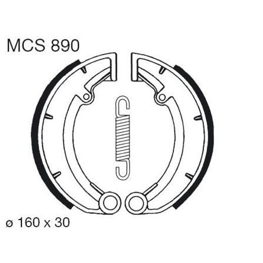 Zavorne čeljusti LUCAS MCS 890