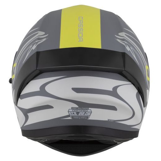 Integralna čelada CASSIDA Orbit Multivers gray matt,gray,yellow fluo,black XL