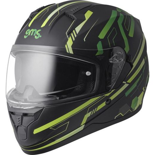 Integralna čelada GMS HEXAGO ZG12501 graphic green M
