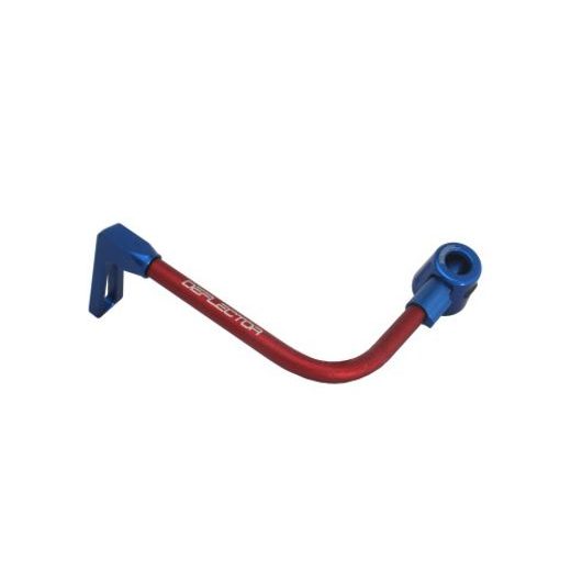 Lever guard ACCOSSATO DE002 with red hose and joint left, aluminium
