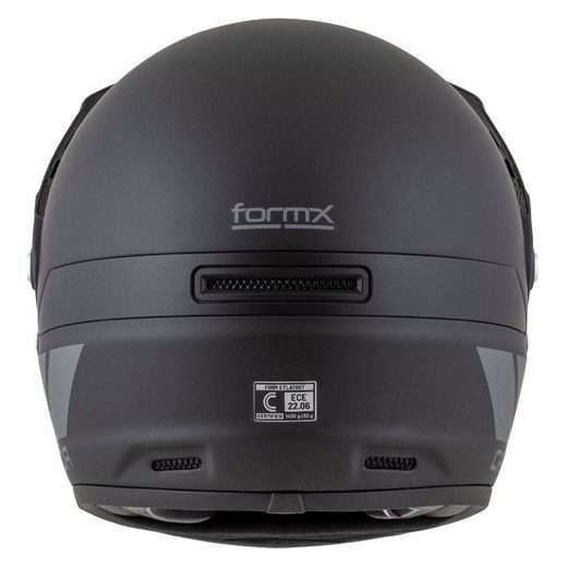 Motocross Helmet CASSIDA FORMX FLATOUT black matt/ dark grey/ black matt peak L