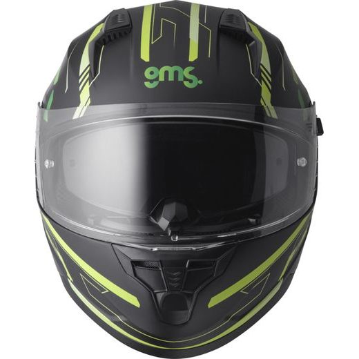 Integralna čelada GMS HEXAGO ZG12501 graphic green 2XL