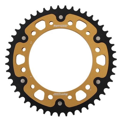Zadnji verižnik (zobnik) SUPERSPROX STEALTH RST-6:47-GLD zlata 47T, 525