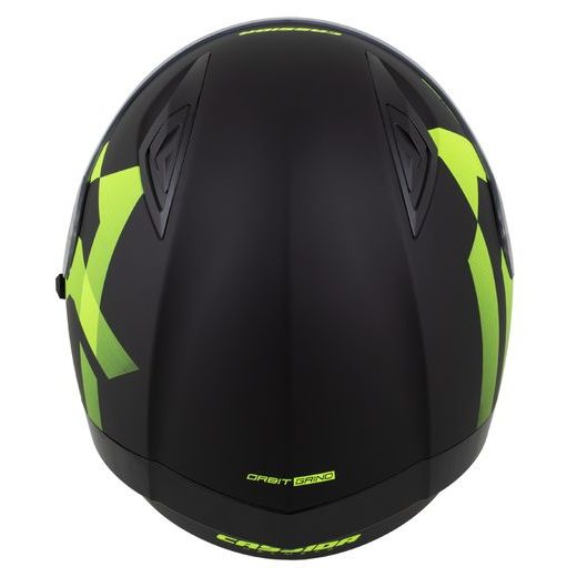 Integralna čelada CASSIDA Orbit Grind black matt, yellow fluo 2XL