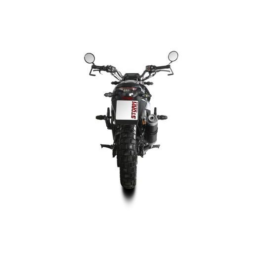 Celoten izpušni sistem 1x1 STORM GP Z.003.LXSB Črn