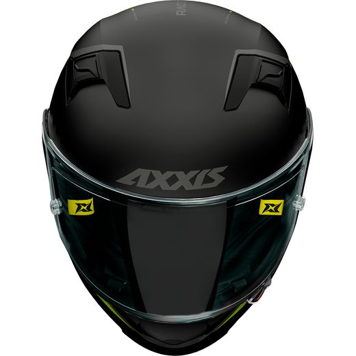 INTEGRALNA čelada AXXIS GP RACER SV FIBER solid fluor yellow M