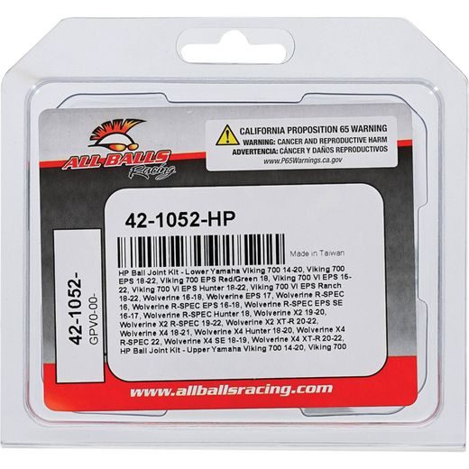 Ball Joint Kit All Balls Racing 42-1052-HP HP lower