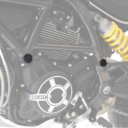 Chassis cap covers PUIG 9632N črna