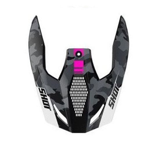 Helmet peak SHOT FURIOUS KID FLASH A05-21OC-BK2-P01 pink glossy