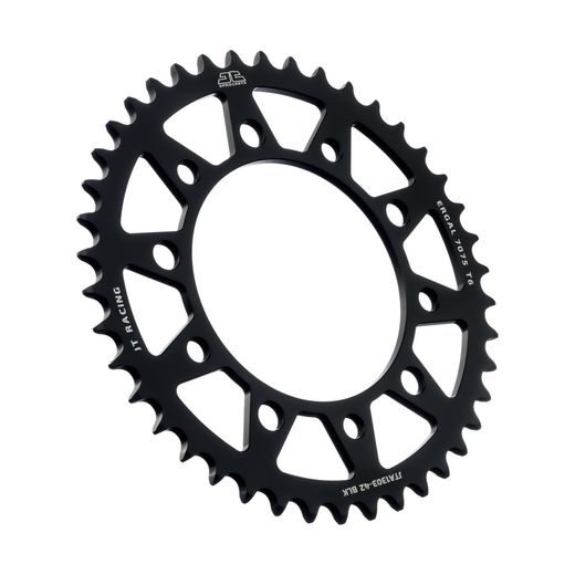 Aluminijasti zadnji verižnik (zobnik) JT JTA 1303-42BLK 42T, 520 Črn
