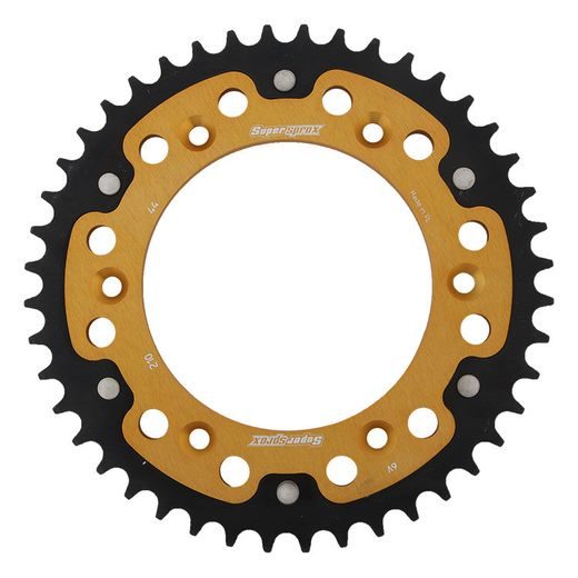 Zadnji verižnik (zobnik) SUPERSPROX STEALTH RST-210:44-GLD zlata 44T, 520