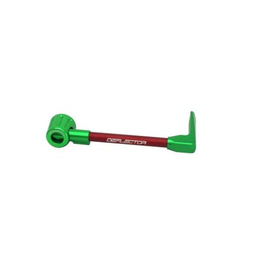 Lever guard ACCOSSATO DE001 with red hose and joint right, aluminium