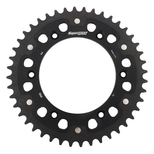 Zadnji verižnik (zobnik) SUPERSPROX STEALTH RST-990:44-BLK črna 44T, 520