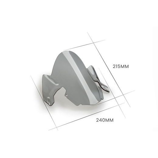 Windscreen PUIG SPORT 20688F dark smoke