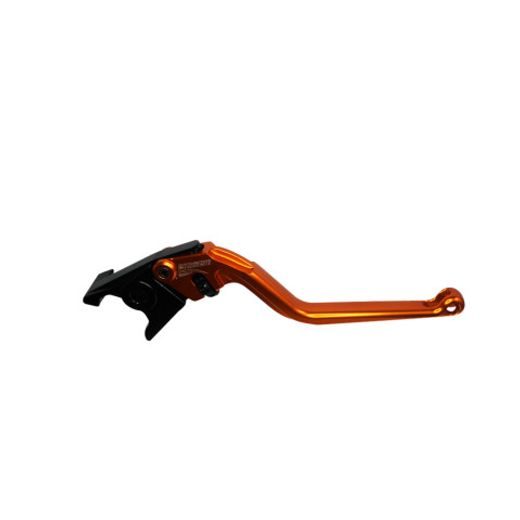 Ročica zavore ACCOSSATO EDF008 fixed CNC-worked aluminium, orange