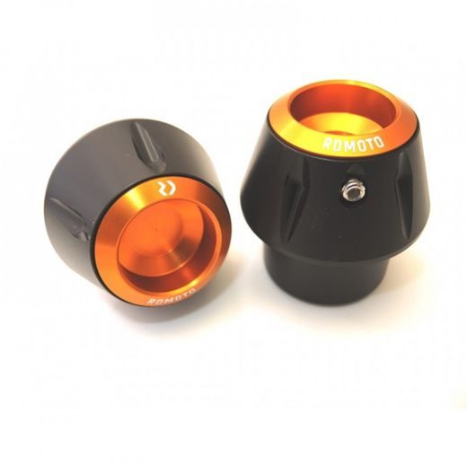 Crash protectors RDMOTO KTM13N črna with orange caps