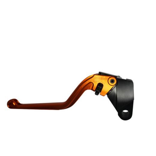 Clutch Lever ACCOSSATO ESK750 fixed CNC-worked aluminium, orange