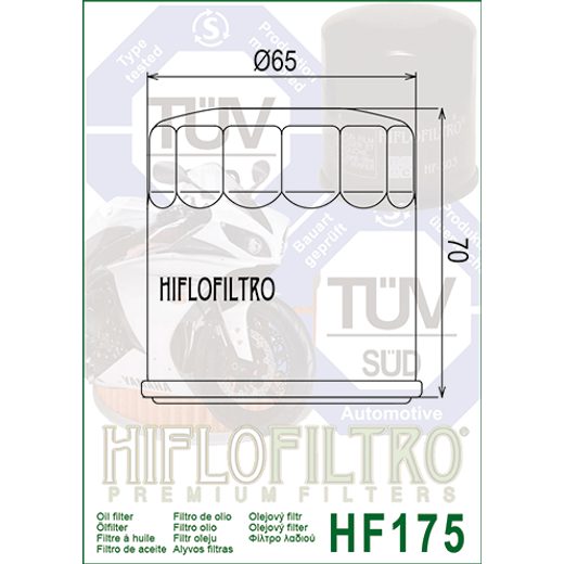 Oljni filter HIFLOFILTRO HF175