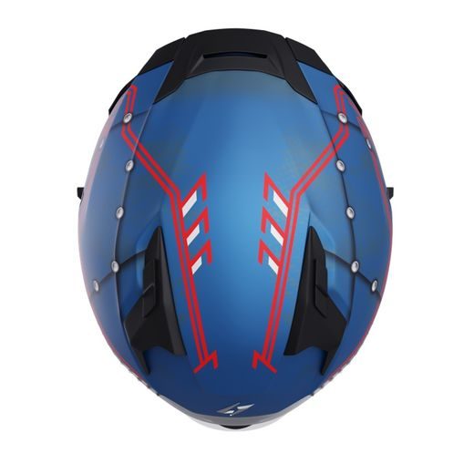 Integralna čelada STORMER BLASTER MAVERIK blue, metal matt S