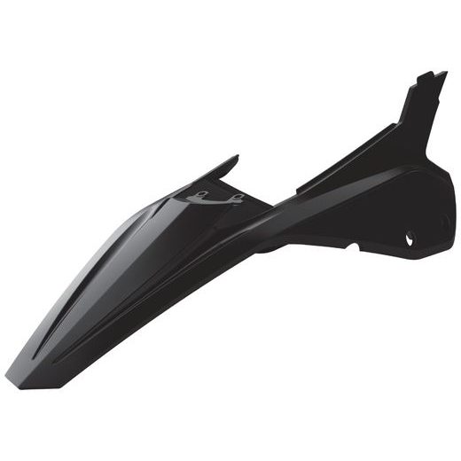 Rear fender + side panels POLISPORT 8585300002 črna