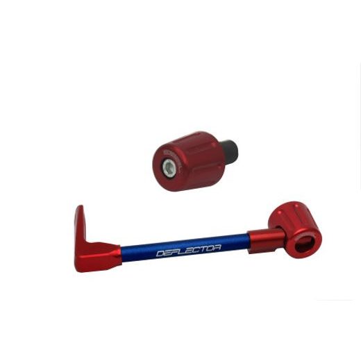 Lever guard in aluminium + right end ACCOSSATO DE005 with blue hose and joint levi