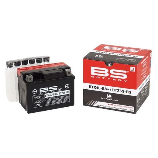 Akumulator brez vzdrževanja BS-BATTERY BTX4L-BS (YTX4L-BS)
