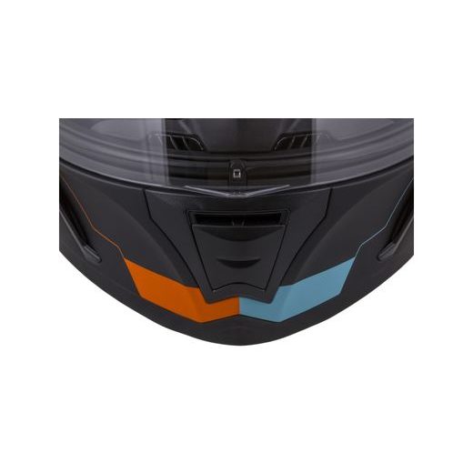 Integralna čelada CASSIDA INTEGRAL 3.0 TURBOHEAD black matt/ orange/ blue (gulf style) L