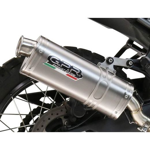 Slip-on exhaust GPR DUNE TRIOVALE TITANIO Z.19.DUNE Titanium