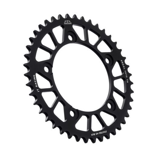 Aluminijasti zadnji verižnik (zobnik) JT JTA 1792-43BLK 43T, 525 Črn