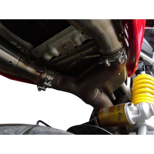 Dual slip-on exhaust GPR NEW GRAND PRIX EVO TITANIUM E4.A.56.CAT.GPAN.TO Brushed Titanium